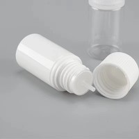 Flacon pompe compte-gouttes 30 ml personnalisé avec bouchon de sécurité double anti-enfant et embout interne fin pour huiles essentielles, shampoings et lotions