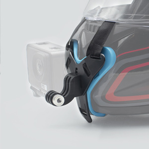 Support de fixation de casque en ABS résistant aux chocs avec rotation à 360 degrés, support de caméra stable compatible avec les caméras sportives Action3/4/5 - Product Image 3
