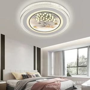 Plafonnier en verre, lampe d'ambiance, luminaire pour chambre à coucher, salle à manger - Product Image 3