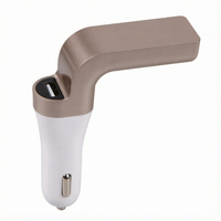 Accessoires de voiture 4-en-1, émetteur FM sans fil portable mains libres, 10 m, modulateur AUX G7, port USB, kit audio, lecteur MP3, stéréo