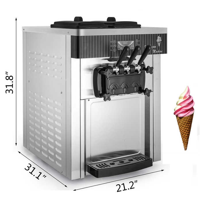 glacier soft serve ice cream machine