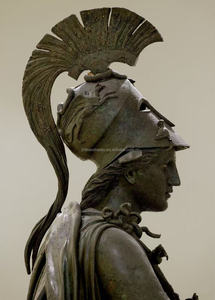 Escultura de <span class=keywords><strong>Atenea</strong></span> en Bronce Verdigris Fundido a Mano, Tamaño Real, Mitología Griega, para Exhibición en Galerías y Espacios Públicos al Aire Libre - Product Image 6