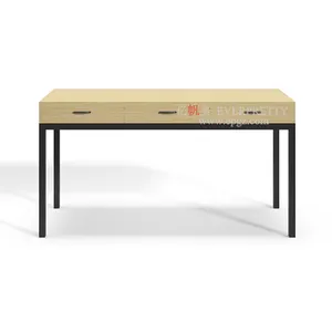 Minimalism Laptop Table with 3 Drawers for Home Office Study Gaming Computer Table Writing Desk