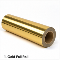 Rouleau de feuille d'or numérique pour machine à estamper, cartes de visite, invitations de mariage, papier pour imprimante laser