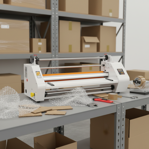 Machine de régulation de vitesse d'impression rapide à double stratification simple <span class=keywords><strong>A1</strong></span> taille 65cm <span class=keywords><strong>plastifieuse</strong></span> auto-adhésive d'étiquettes en cristal pour A5 A6 A3 - Product Image 1