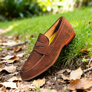 Heren schoenen van hoge kwaliteit, elegante casual leren herenschoenen, klassieke stijlvolle schoenen voor feestjes, bruiloften, op maat gemaakte instappers voor heren - Product Image 3