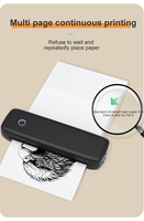 Papel Térmico en Rollo Continuo A4 LUCK JINGLE para Impresora Portátil, Papel Térmico para Recibos para Uso en Oficina, Logística y Medicina