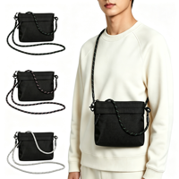 Sac à bandoulière personnalisé de petite taille pour homme, sac messager décontracté à bandoulière unique