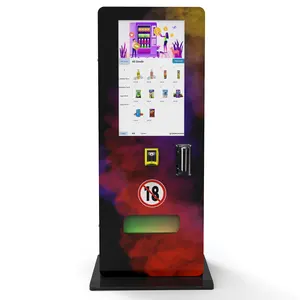 OEM menyesuaikan perangkat lunak layar sentuh mesin penjual produk CBD Dengan verifikasi pemindaian wajah