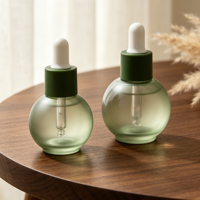 Flacons compte-gouttes en verre ambré pour huiles essentielles 20ml 30ml 50ml pour l'aromathérapie, l'huile capillaire, le sérum, l'huile à barbe, l'huile pour cuticules avec bouchons compte-gouttes