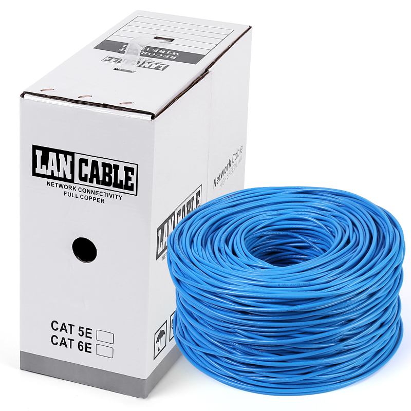 Недорогой кабель локальной сети cat6, кабели связи cat 6, кабель 305 м, коробка 305 м, рулон, цена