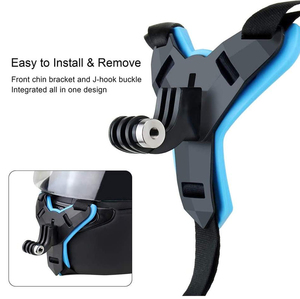 MaGreen Support de Menton <span class=keywords><strong>pour</strong></span> <span class=keywords><strong>Casque</strong></span> de Moto Sangle de Téléphone Portable Rotative <span class=keywords><strong>pour</strong></span> GoPro Hero 13 12 11 10 9 8 7 <span class=keywords><strong>6</strong></span> 5 4 3 2 - Product Image 6