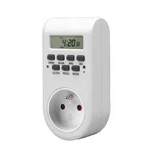 SET08A Digital Timer Weekly Time Switch With Backup Removable Battery