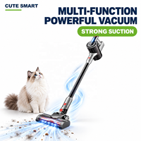Aspirateur à poils d'animaux pour maisons multi-animaux, aspirateur à main sans fil avec réservoir de poussière de 1L et écran LED intelligent