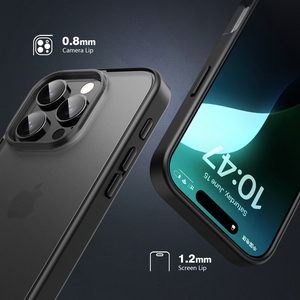 Cho <span class=keywords><strong>Iphone</strong></span> 16 Pro Max Trường Hợp, Matte Mờ Mờ TPU + PC <span class=keywords><strong>Drop</strong></span> Bảo Vệ Chống Sốc Điện Thoại Bìa Cho <span class=keywords><strong>Iphone</strong></span> 11 12 13 14 15 16 Pro Max - Product Image 2