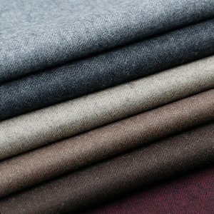 Yeni fırçalanmış İtalyan merinos yün kumaş dimi 100% kamgarn yün takım elbise kumaşı erkek takım elbise sonbahar ve kış stilleri için - Product Image 4