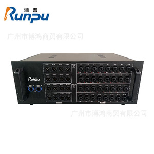 Caja de interfaz de audio digital Runpu de 32 canales, 32 entradas, 16 salidas, mezclador profesional para uso en estudio. - Product Image 4