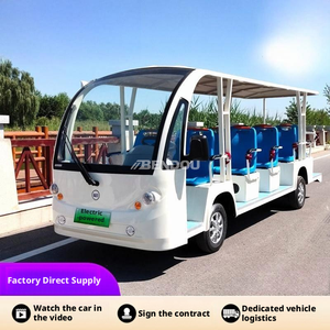 รถบัสไฟฟ้าชมวิวสไตล์วินเทจ ใช้ในถนนสาธารณะได้ บรรทุกผู้โดยสาร 8 คน ความเร็ว 30 กม./ชม. เหมาะสำหรับการเดินทางในมหาวิทยาลัยและรีสอร์ท - Product Image 4