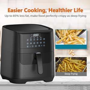 <span class=keywords><strong>Friteuse</strong></span> électrique antiadhésive à écran tactile APP 1800W avec <span class=keywords><strong>plastique</strong></span> carré Wifi facile à <span class=keywords><strong>nettoyer</strong></span> pour échantillon gratuit domestique - Product Image 3