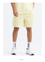 Shorts en molleton de coton avec cordon de serrage, longueur genou, unisexe, sport et décontracté, poids lourd, avec logo personnalisé, vente en gros