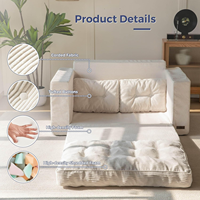 2-in-1 Wohnzimmer Schlafzimmer Kompression ssofa Modular Leisure Sleeping Folding Sleeper Schlafs ofa