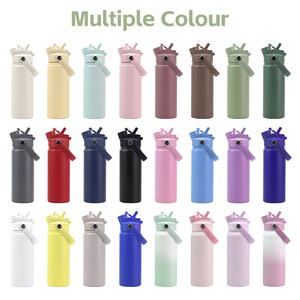 Custom Double Wall Vacuum <strong>Tumbler</strong> Stainless Steel School Boys Girls 12oz 18oz Cup Toddler <strong>Kids</strong> Insulated Water Bottle with Straw - Product Image 3