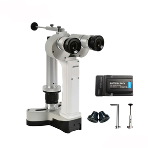 P01 Lámpara de hendidura de mano 10X 16x Equipo de prueba ocular Instrumento optométrico Lámpara de hendidura portátil - Product Image 1