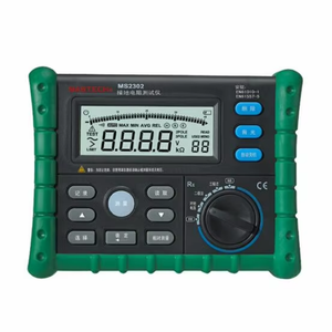 Medidor de Resistencia de Tierra Digital MASTECH MS2302, Rango de Medición 0-4kohm, Registro de Datos de 100 Grupos, Retroiluminación - Product Image 3