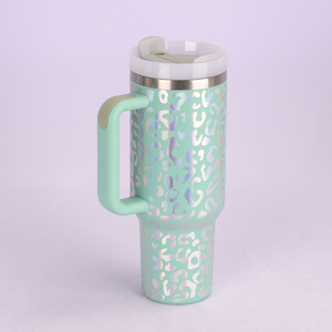 Commercio all'ingrosso 40oz leopardo stampa 304 in acciaio inox doppia parete sottovuoto in acciaio inox caffè 40oz tazza Tumbler - Product Image 3