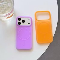 Coque de téléphone BAILI Factory Jelly Ice Cream Translucent Fine-ring Magnetic Pattern Anti-drop protection pour iPhone 12 Pro 15 16Plus
