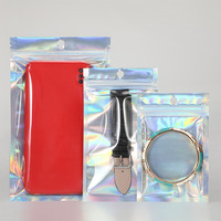 Pochettes d'emballage refermables à fermeture éclair auto-scellantes pièces bijoux stockage de câble de données Film nacré sac Ziplock