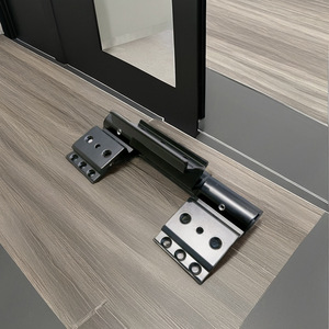 Charnière de porte noire réglable à fermeture amortie en métal, installation facile pour portes et fenêtres - Product Image 4