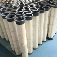 Élément filtrant anti-poussière pour silo à ciment, filtre à air industriel cyclonique à impulsions en polyester
