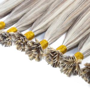 Honor Hair Full Cuticles fondo spesso doppio disegnato 100% materia prima punta piatta <span class=keywords><strong>K</strong></span> punta extension per capelli - Product Image 3