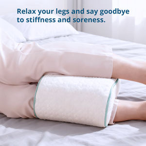 Oreiller de soutien pour les jambes et les genoux en mousse à mémoire de forme - Anti-<span class=keywords><strong>ronflement</strong></span>, design ergonomique personnalisable, respectueux de la peau, utilisation en avion, <span class=keywords><strong>coussin</strong></span> de sommeil OEM - Product Image 4