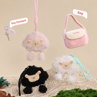 Porte-clés Nuage en Peluche Mignon et Doux, Breloque Souple en PVC pour Sac Cadeau, Idéal pour les Fêtes Promotionnelles