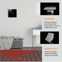 Beca BAC-003 Tuya Smart Life TRV Thermostat Zigbee Vanne Thermostatique de Radiateur pour Systèmes de CVC Domestiques Intelligents