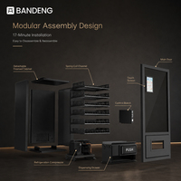 BANDENG 6610SS 10T - Máquina Expendedora Combinada Sin Personal, con Colores Personalizables y 60 SKU para Uso en Comercialización Automática
