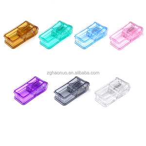 Commercio all'ingrosso Mini <span class=keywords><strong>Pill</strong></span> Cutter portatile di plastica medicina Cutter scatola di pillole con la taglierina di pillole frantoio Splitter custodie - Product Image 3