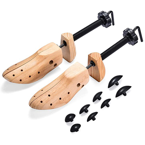 Tendeur de Chaussures en <span class=keywords><strong>Bois</strong></span> Amélioré, Type Mâle/Femelle, Élargisseur Réglable en Pin et Métal pour Chaussures à Talons Bas - Product Image 1