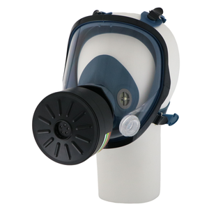 Masker <span class=keywords><strong>Gas</strong></span> lensa besar, <span class=keywords><strong>Respirator</strong></span> wajah penuh silikon 6800 DIN koneksi benang 40mm - Product Image 4