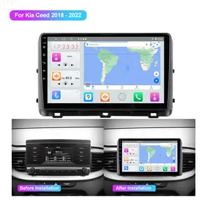 Jmance 10 Inch 8Core 4G Android Auto Car Navigation Carplay Đôi DIN DSP Đa Phương Tiện Máy Nghe Nhạc Cho Kia Ceed 2018 2022 Khung