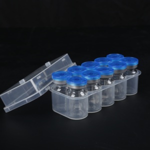 Boîte de stockage stérile personnalisée de 5 ml pour 10 vaccins, support en plastique pour petits flacons, idéale pour les petits flacons de vaccins peptidiques - Product Image 5