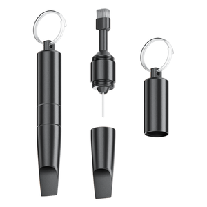 Nuevo Llavero Multiusos Impermeable de Doble Cabeza con Herramienta para Extraer Tarjetas SIM, Abridor de Paquetes y Cepillo de Limpieza, Portátil, de Aleación de Aluminio - Product Image 2