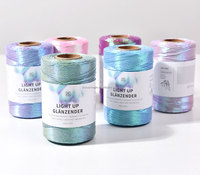 Cordon métallique de 1 mm pour crochet, corde scintillante pour sacs au crochet, directement de l'usine