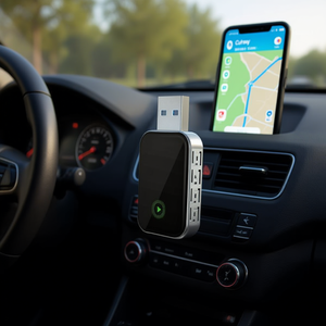 อะแดปเตอร์ Carplay Type C 5.8GHz Wifi แบบเสียบใช้งานได้ทันที เชื่อมต่ออัตโนมัติสำหรับ iPhone และ Android - Product Image 2