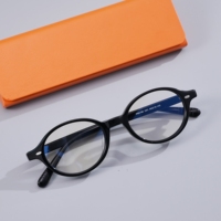 Monture de lunettes vintage ronde en acétate pour femmes et hommes, monture de lunettes optiques ovales rétro, logo personnalisé, lunettes de vue sur ordonnance, vente en gros