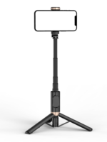 Mini bâton de selfie pliable Q12S avec télécommande sans fil, support de téléphone de poche pour vlogging, TikTok, Instagram, accessoires de voyage