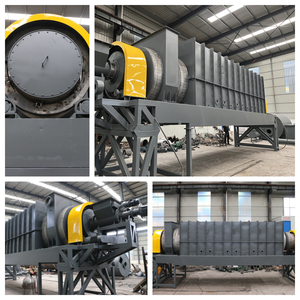 สายการผลิตถ่านเปลือกไม้ระบบอัตโนมัติเต็มรูปแบบที่มีมอเตอร์เตาเผาคาร์บอนแนวนอนอุณหภูมิสูงเป็นส่วนประกอบหลัก - Product Image 3