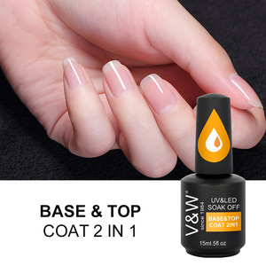 OEM Bán Buôn Cao Shine UV Gel Longlasting Cơ Sở & Top Coat 2 In1 - Product Image 5